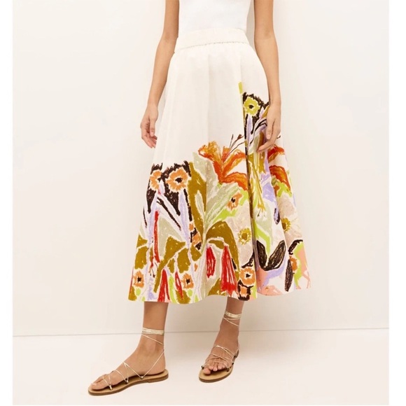 Marie Oliver Sasha Midi Skirt in Bouquet - Picture 9 of 9